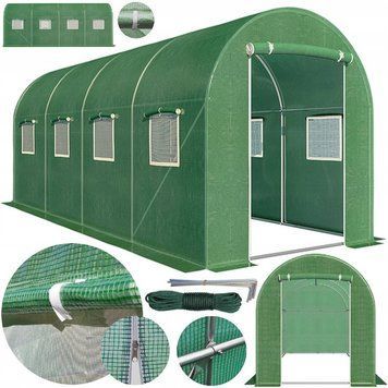 Теплица парник 10 м&sup2; (400 x 250см) GREENHOUSE Польша P0025 фото