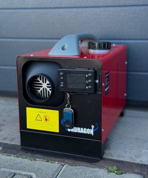 Автономний дизельний обігрівач (Webasto) Ondragon потужністю 9 кВт, 12В/230В, LCD-дисплей, пульт ДК OD9144 фото