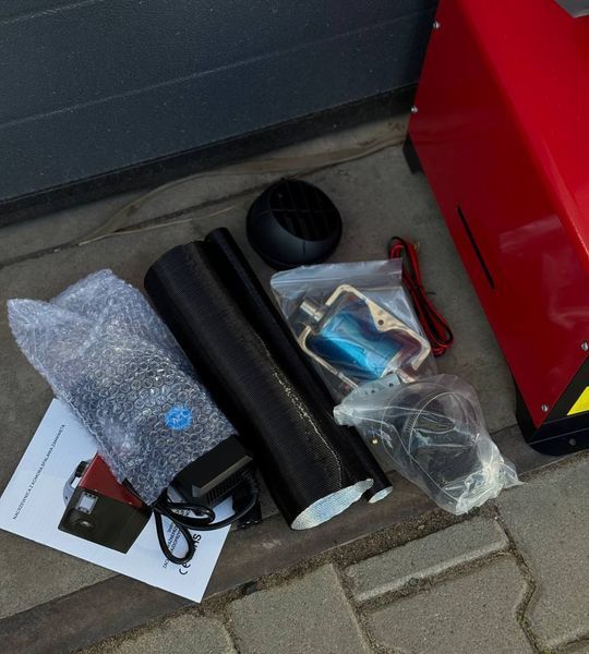 Автономний дизельний обігрівач (Webasto) Ondragon потужністю 9 кВт, 12В/230В, LCD-дисплей, пульт ДК OD9144 фото