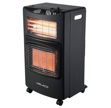 Газово-электрический обогреватель Velaco Eco-Duo 3 уровня мощности (1400 / 2800 / 4200 Вт) + редуктор + резиновый шланг (Польша) ECO-DUO фото