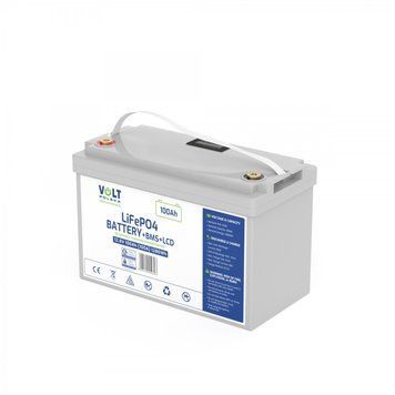 Акумулятор літієвий LiFePO4 12.8 В 100Ah (150A) VOLT Polska 1238 фото
