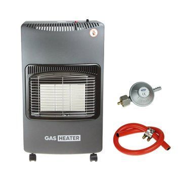 Портативный газовый обогреватель Gas Heater 3 режима мощности (1500 Вт, 2800 Вт, 4200 Вт) с редуктором и шлангом (Польша) G1011 фото