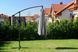 Садова розкладна парасоля Funfit Garden (діаметр - 3 метри) з боковою стійкою, Сіра 3054 фото 7