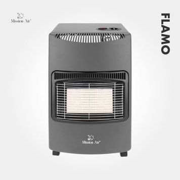 Портативный газовый обогреватель FLAMO 3 режима мощности (1400 Вт, 2750 Вт, 4100 Вт) + шланг + редуктор, Польша G1013 фото
